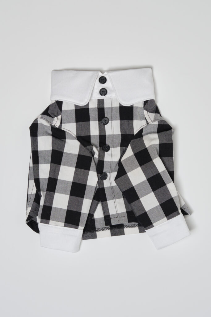 完成後の犬用服の画像