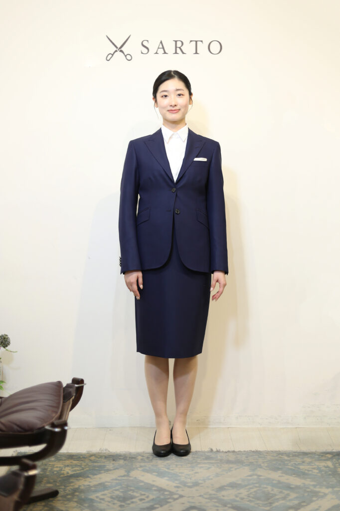 オーダーメイドスーツの完成画像