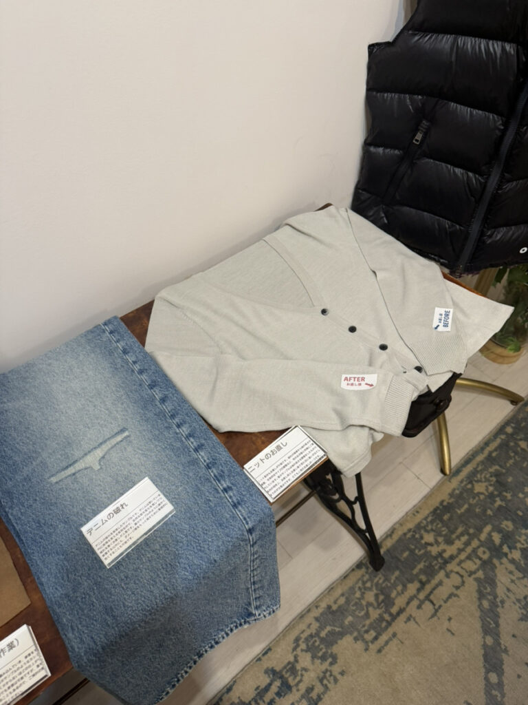 店舗のディスプレイの氏写真