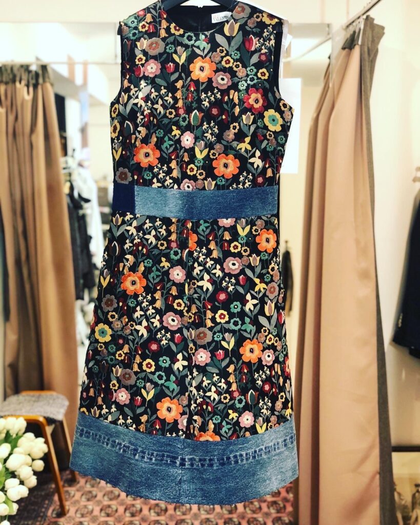 デニムの生地を組み合わせたお直し後の画像